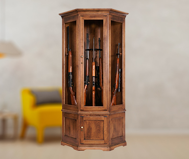 Gun Corner Display Cabinets