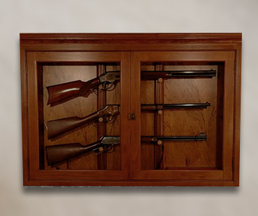 Gun Hanging Display Cabinets