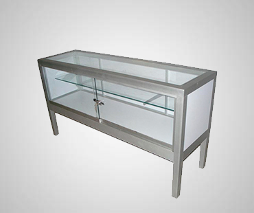 Gun Metal Display Cabinets