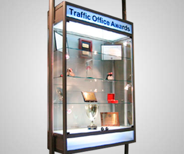 Gun Suspended Display Cabinets