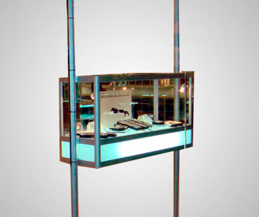 Gun Suspended Display Cabinets