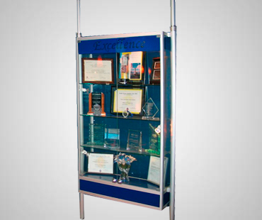 Gun Suspended Display Cabinets