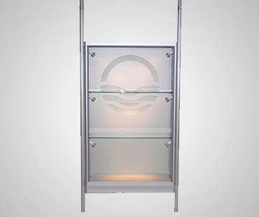 Gun Suspended Display Cabinets